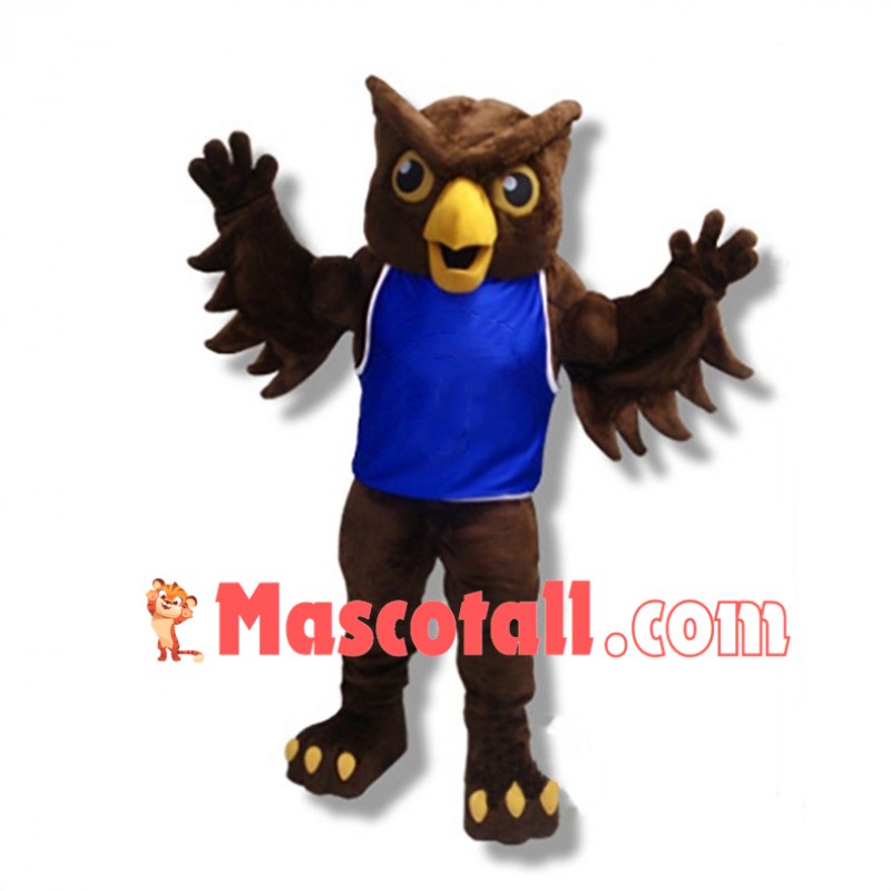 Brown Owl High School Mascot Costume 