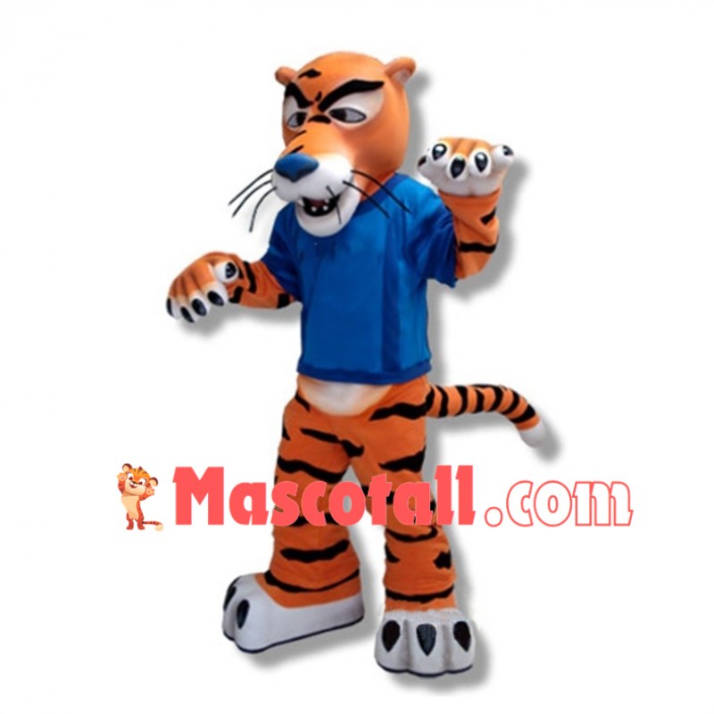 College Tigers Mascot Costume 