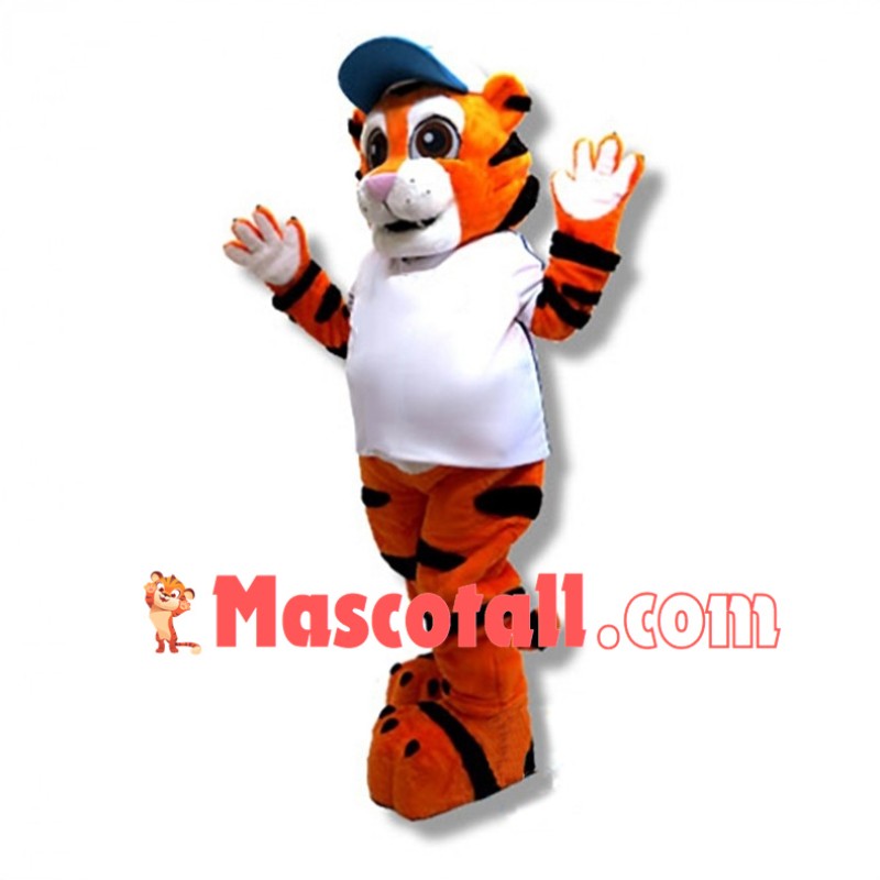 Baseball Baby Tiger Mascot Costume 