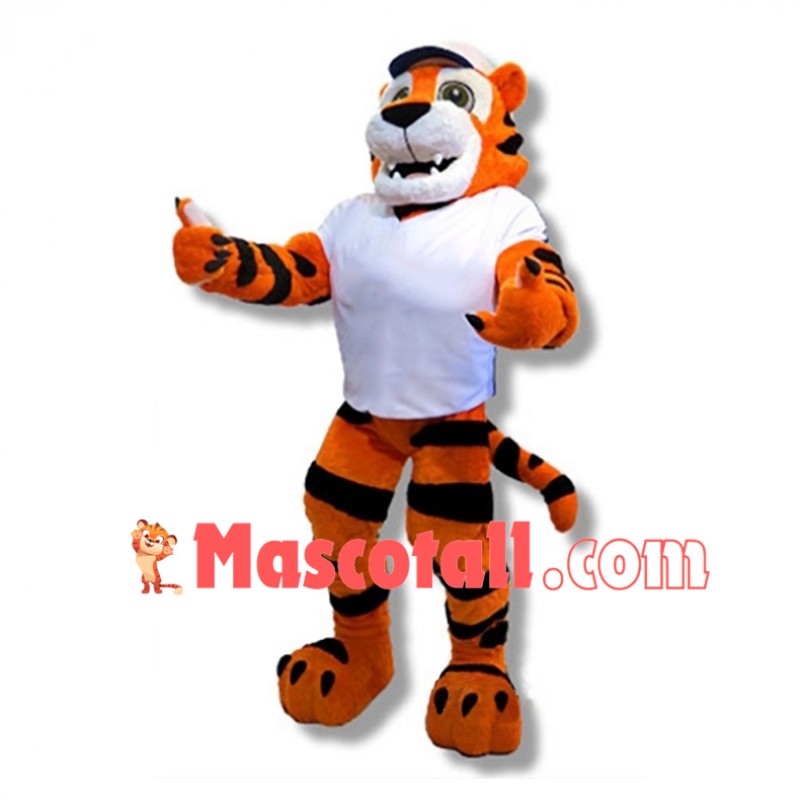 Baseball Adult Tiger Mascot Costume 