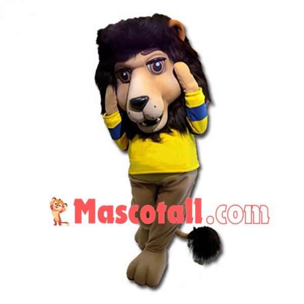 Big Lion Mascot Adult Costume 