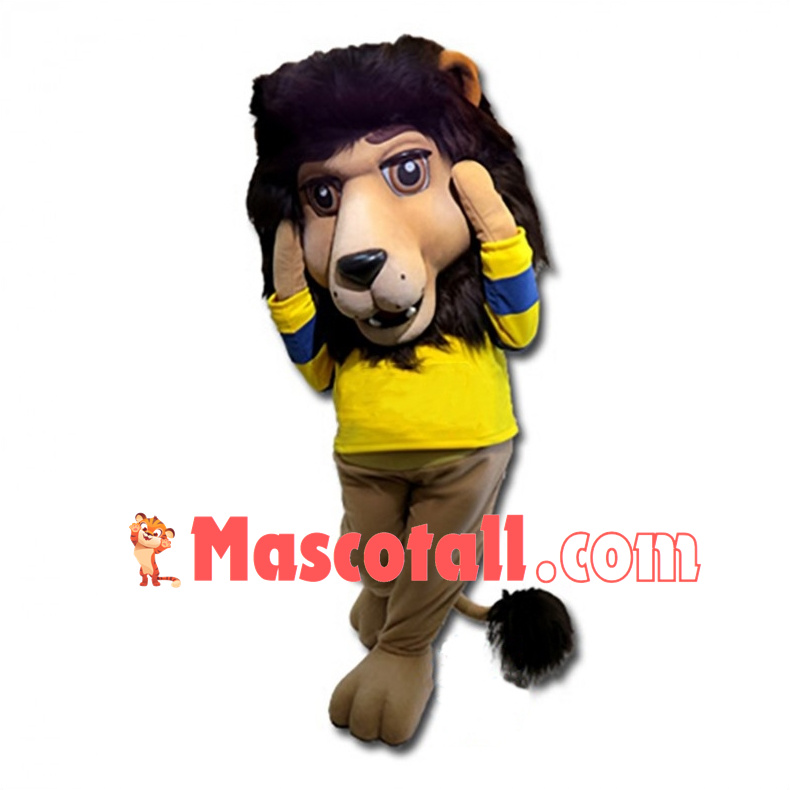 Big Lion Mascot Adult Costume 