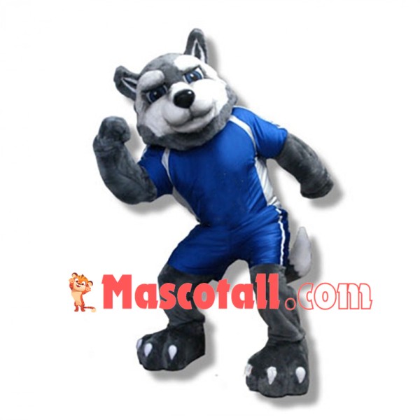 College Husky Mascot Costume 