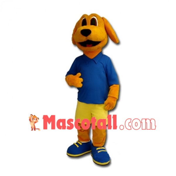 Lovely Goldie Dog Mascot Costume 