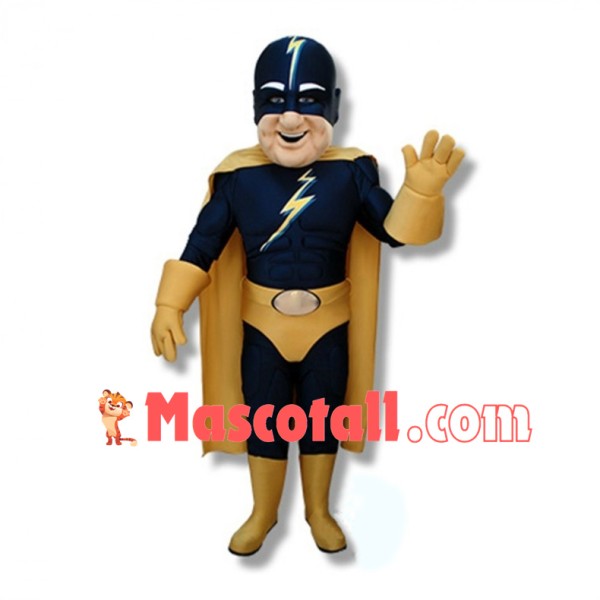 Captain Lightning Mascot Costume 