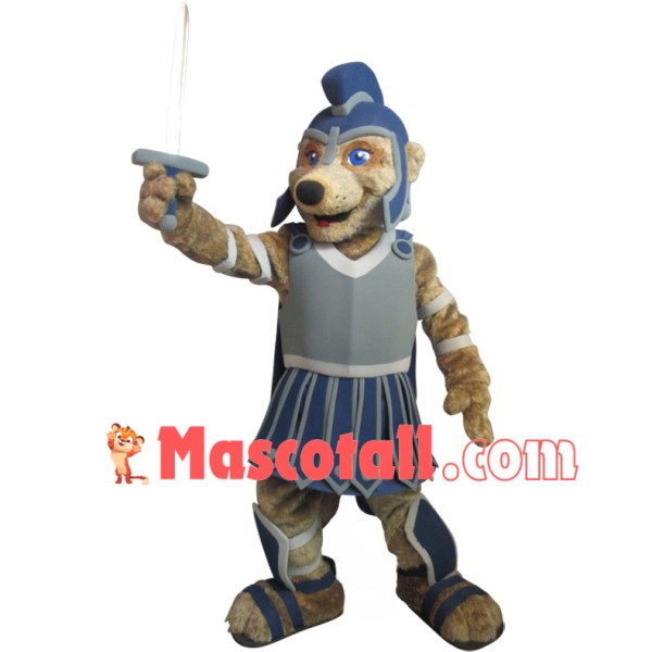 Spartan Warrior Meerkat Mascot Costume	