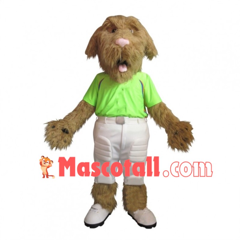 Lovely Light Brown Dog Mascot Costume 