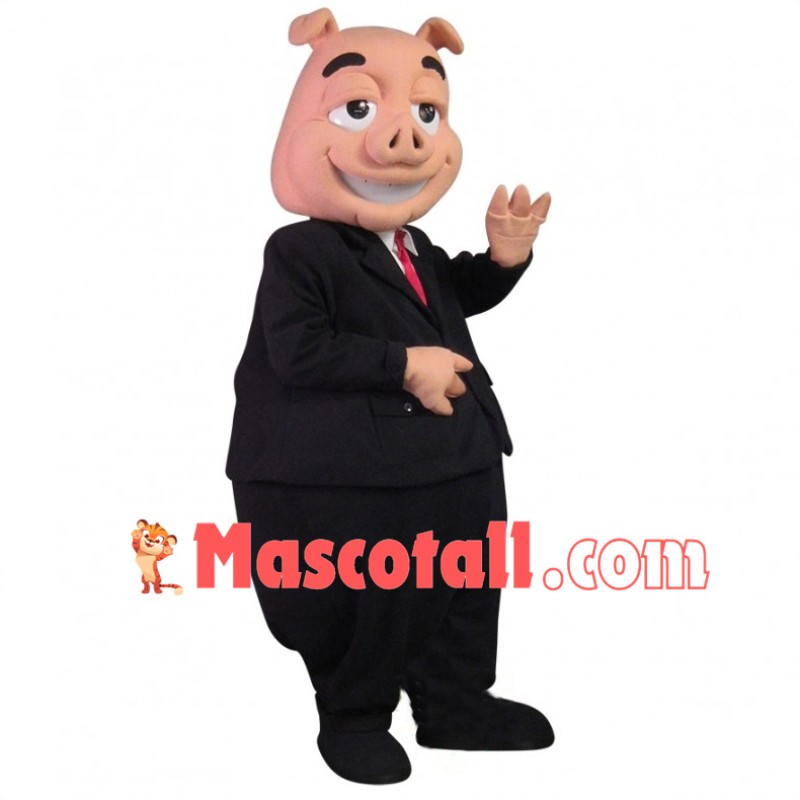 Fat Boss Pig Lightweight Mascot Adult Costume 
