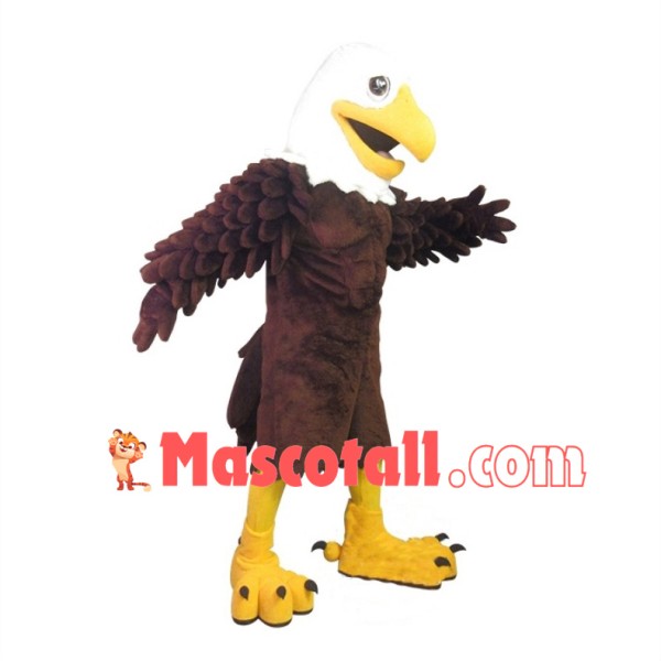 Power Bald Eagle Mascot Costume 