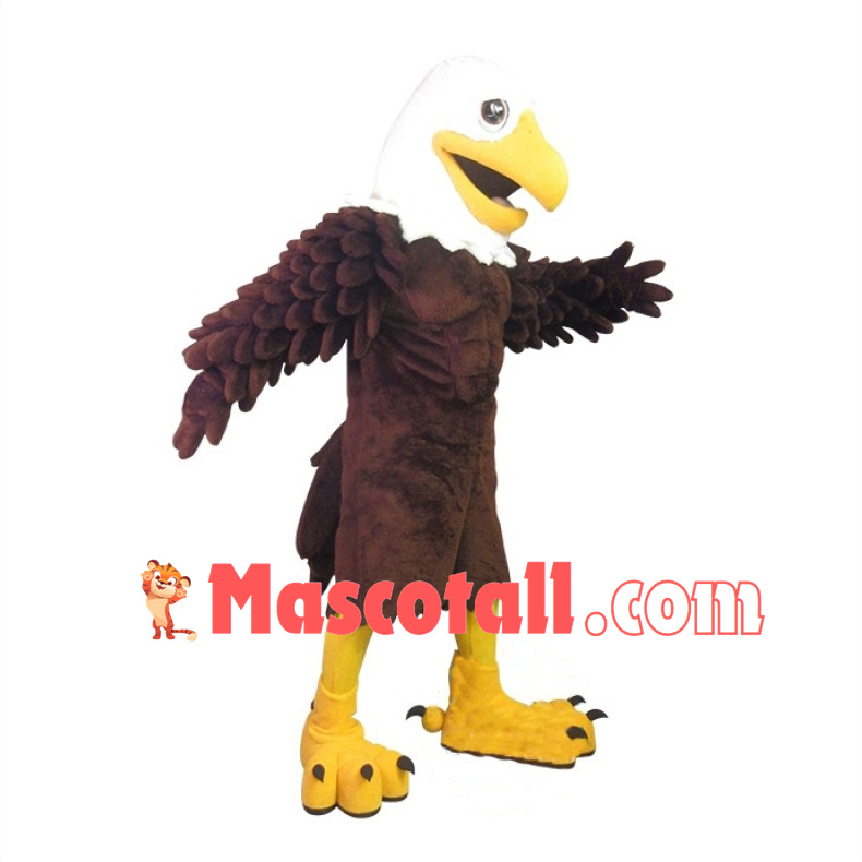 Power Bald Eagle Mascot Costume 