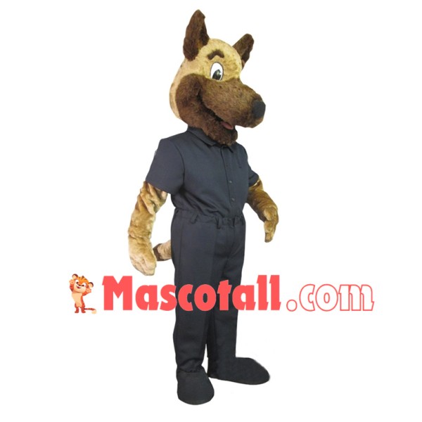 Lovely Police Dog Mascot Costume 