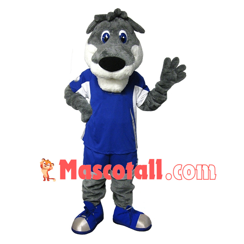 College Thor the Wolf Mascot Costume 