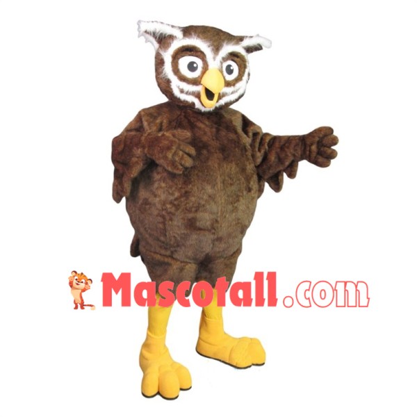 Brown Owl Mascot Costume	