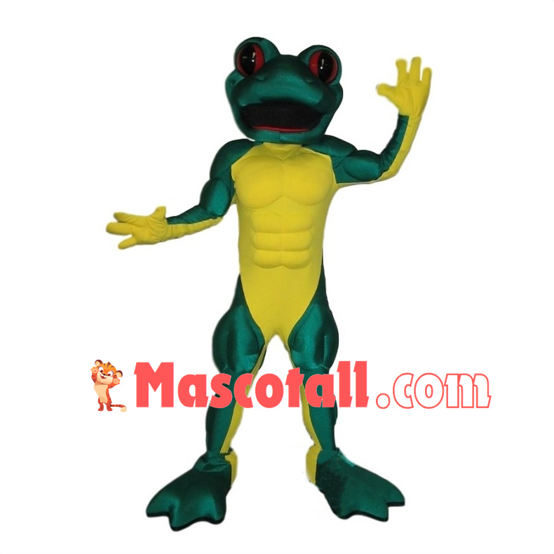 Power Frog Mascot Costume	