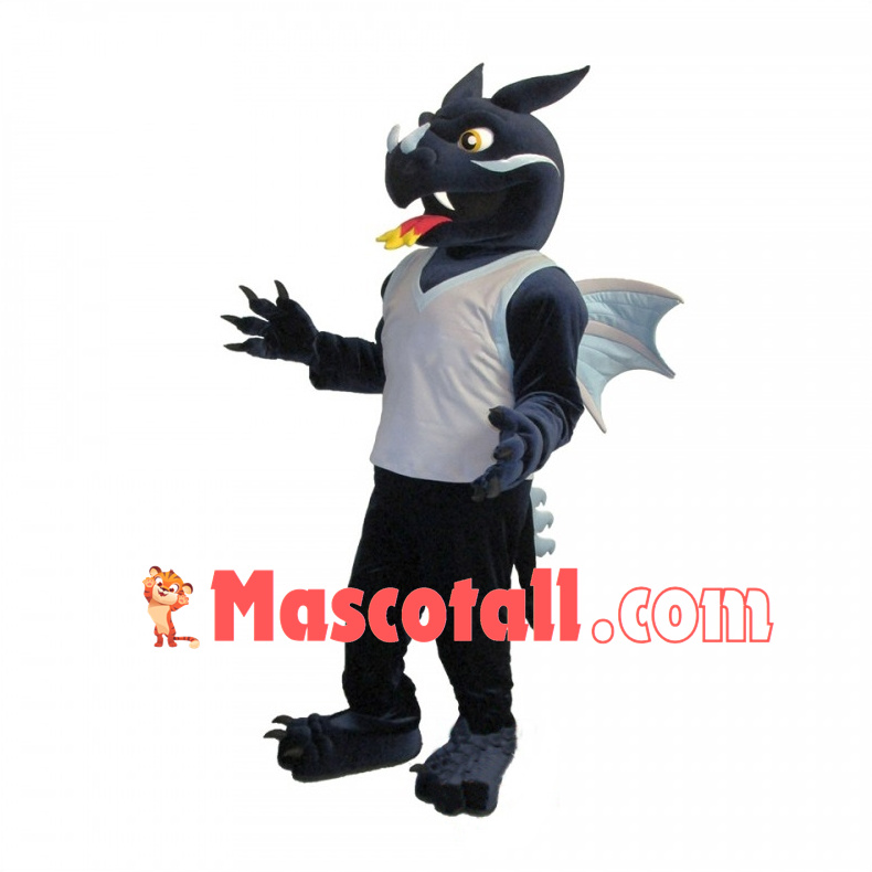 Black Dragon High School Mascot Costume	