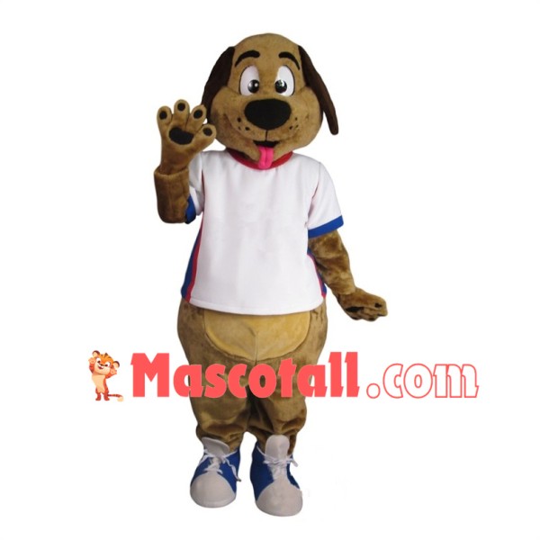 Lovely Happy the Dog Mascot Costume 