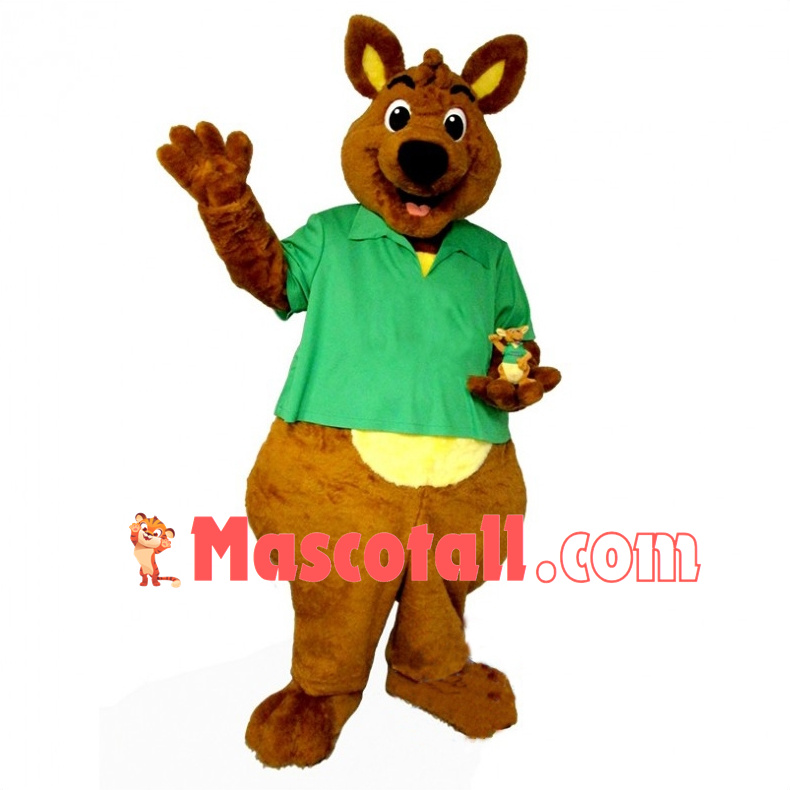 Lovely Brown Kirby Kangaroo Mascot Costume 