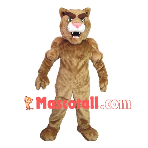 Howling Power Cougar Mascot Costume 
