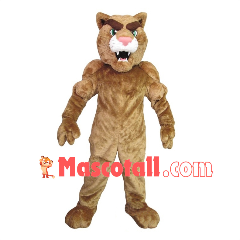 Howling Power Cougar Mascot Costume 