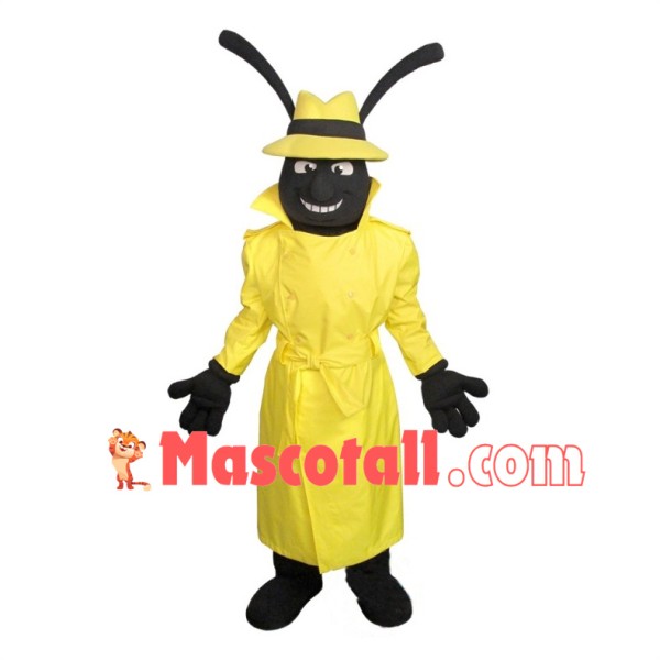Detective Pest Mascot Costume 