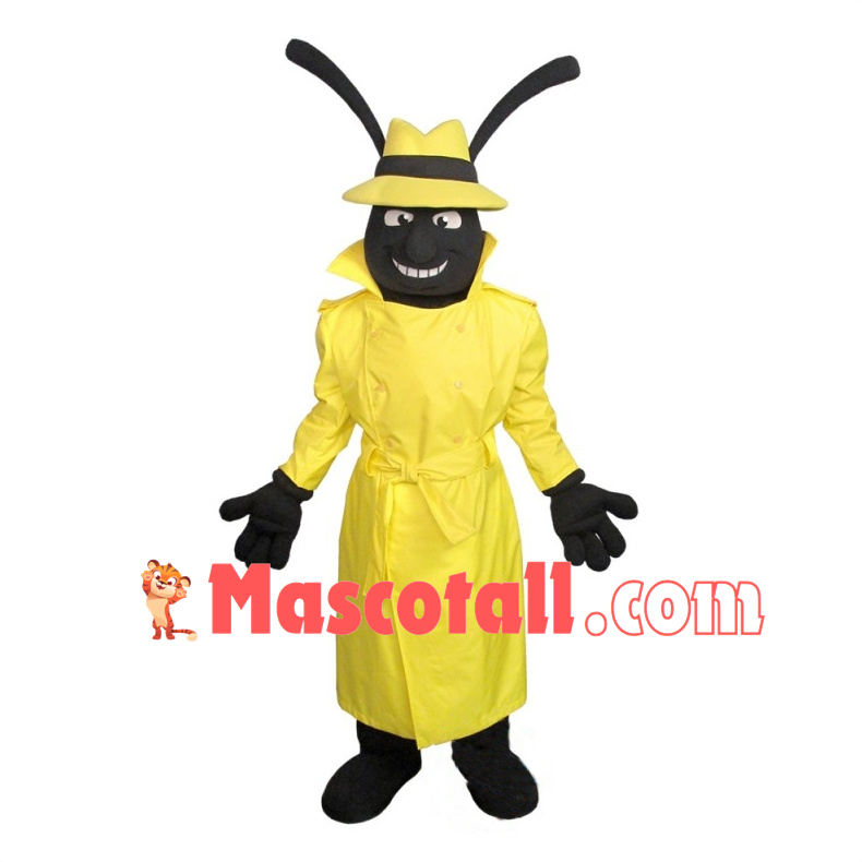 Detective Pest Mascot Costume 