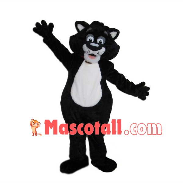 Lovely Black Cat Mascot Costume 
