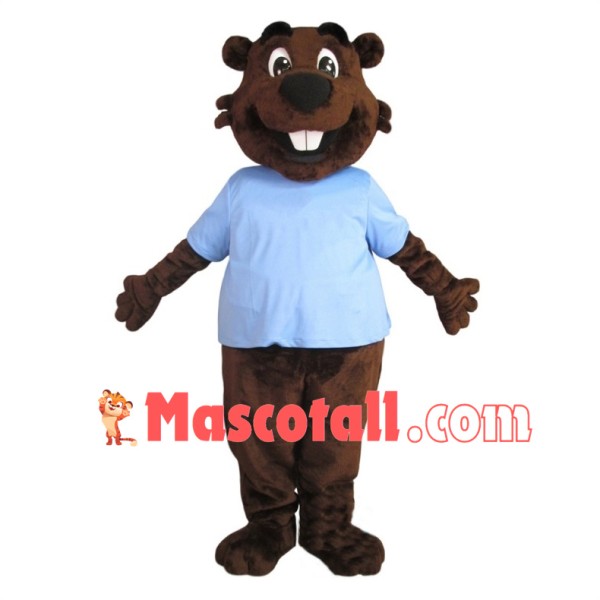 Canadian Beaver Mascot Adult Costume 