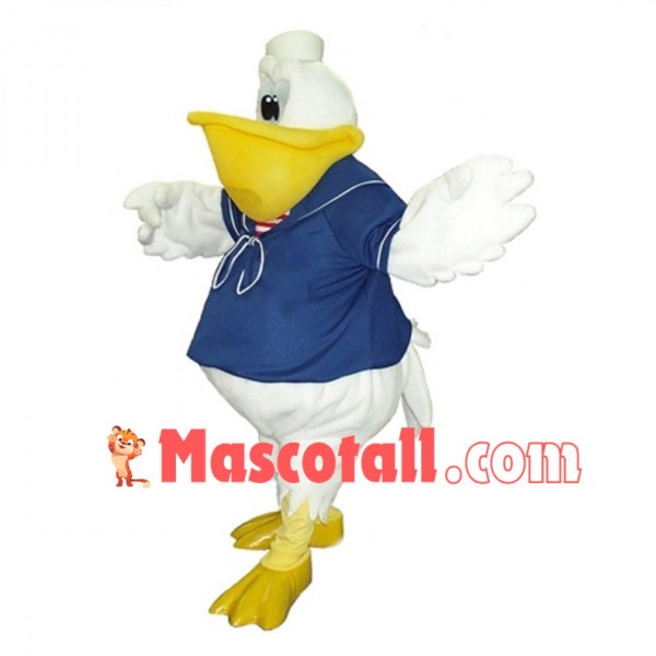 Sailor Pelican Mascot Costume 