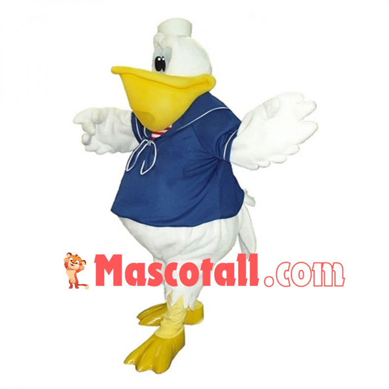 Sailor Pelican Mascot Costume 