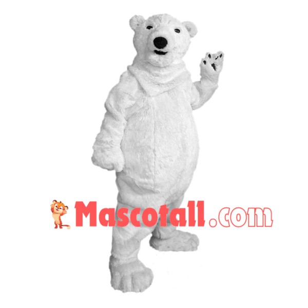 Polar Bear Lightweight Mascot Costume 