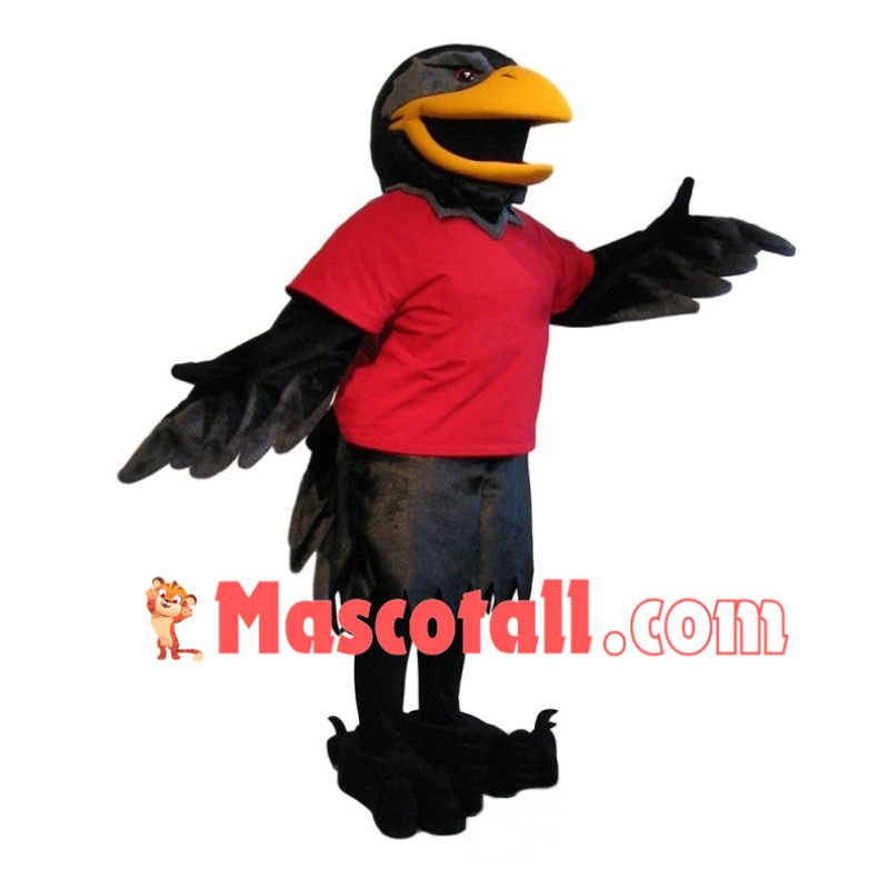 College Raven Mascot Costume	