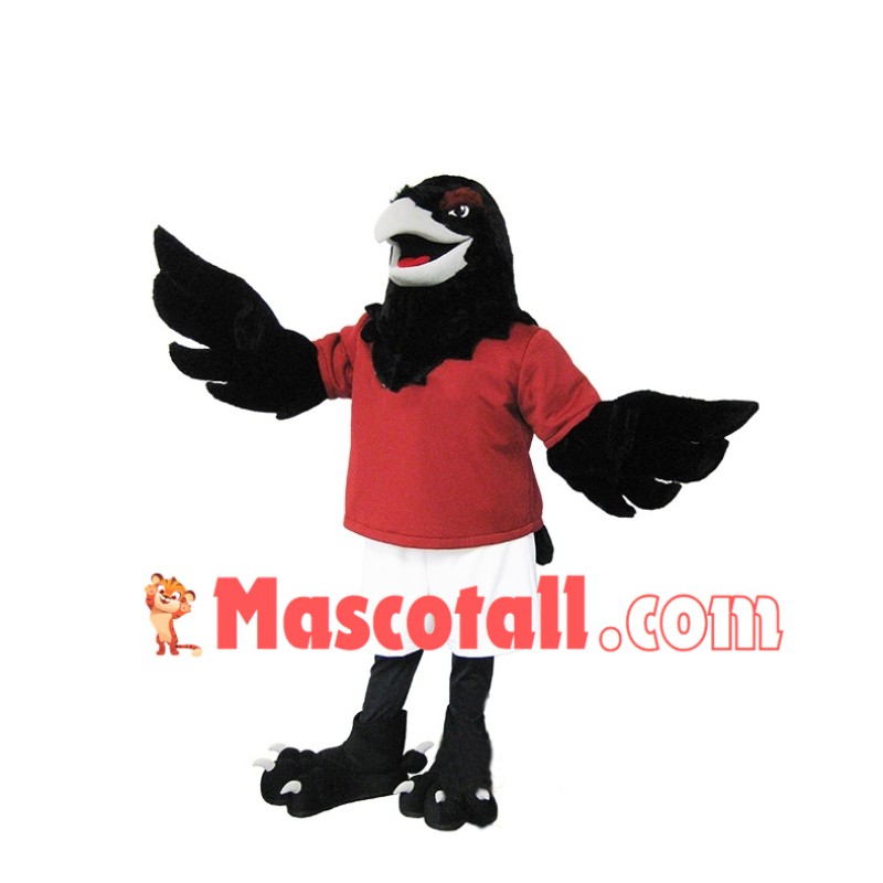 College Raven Mascot Costume	