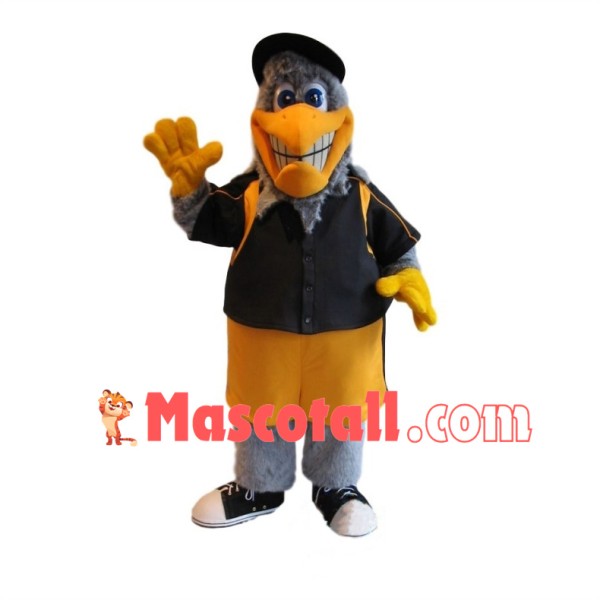 Sport Grey Hawk Mascot Costume	