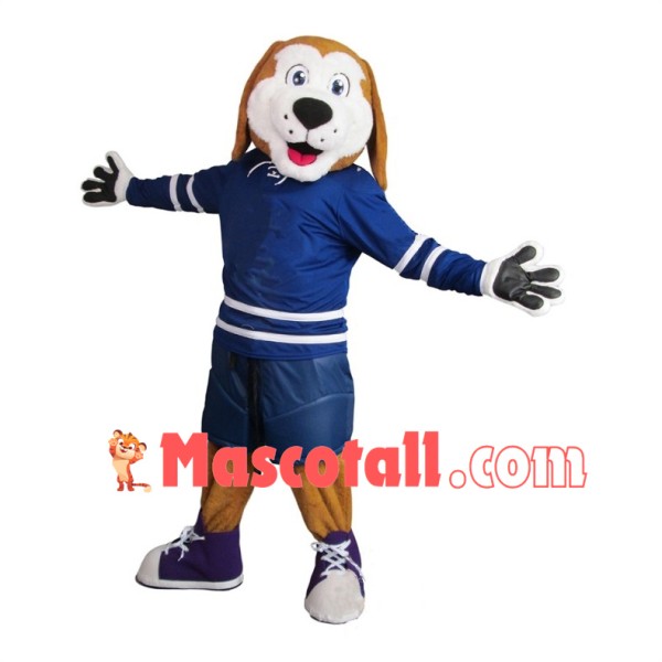 Lovely Hockey Dog Mascot Costume 