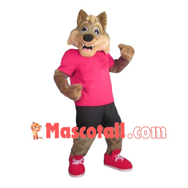 Lovely Coyote Mascot Adult Costume 