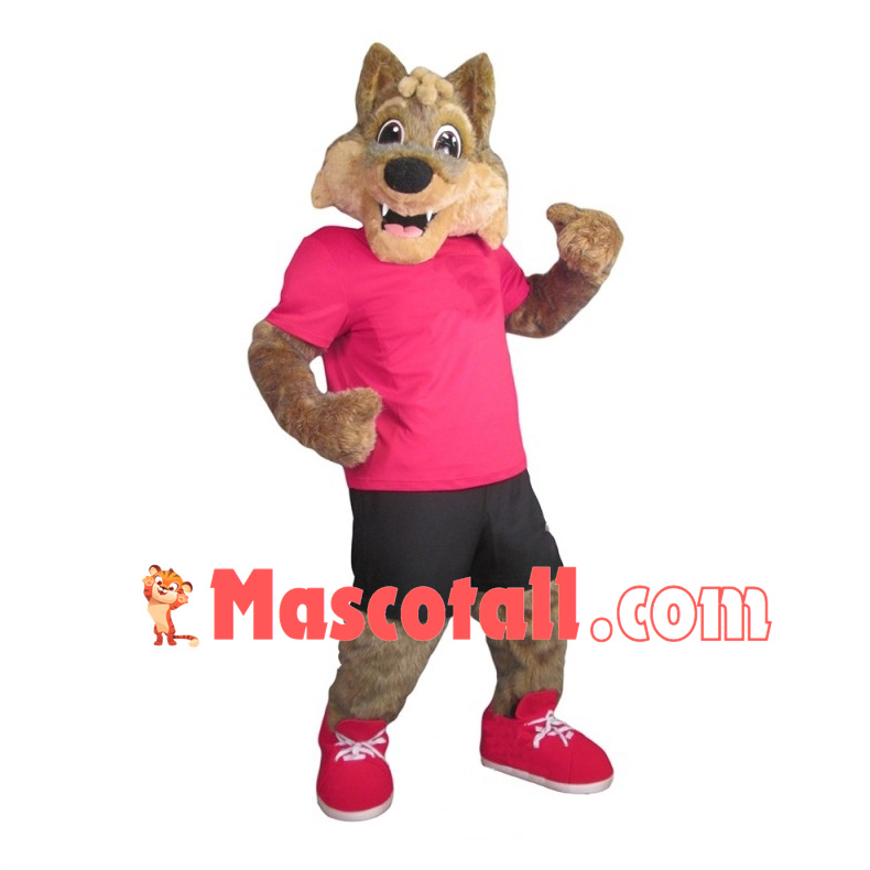 Lovely Coyote Mascot Adult Costume 