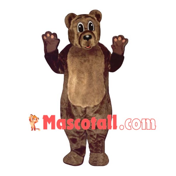 Lovely Brown Baby Bear Mascot Costume 