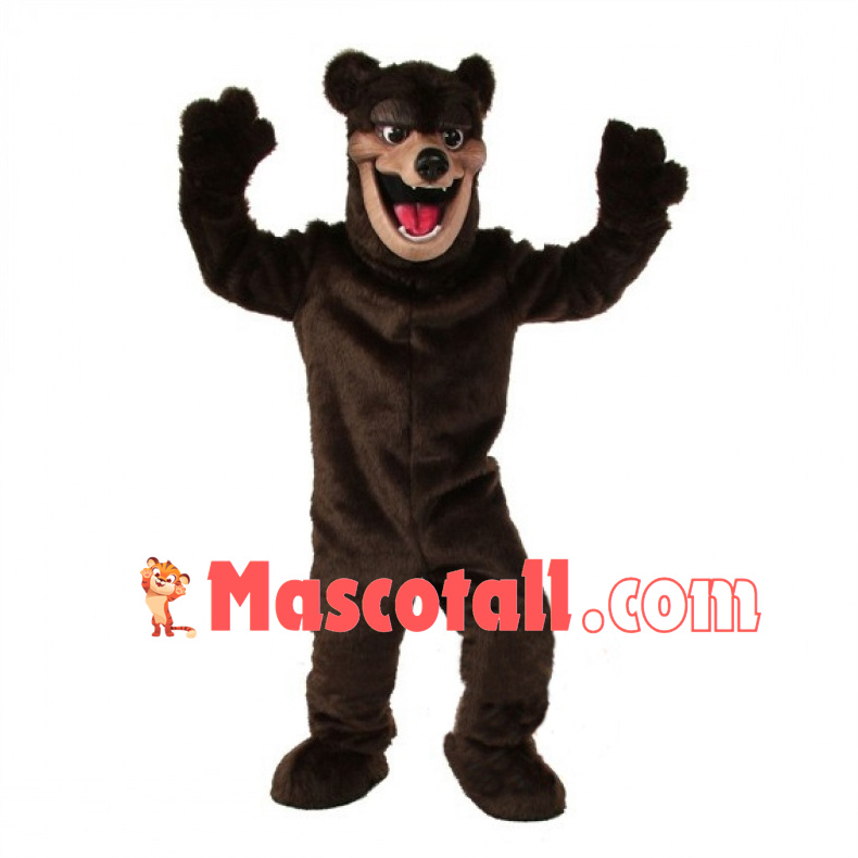 Fierce Brown Bear Mascot Costume 