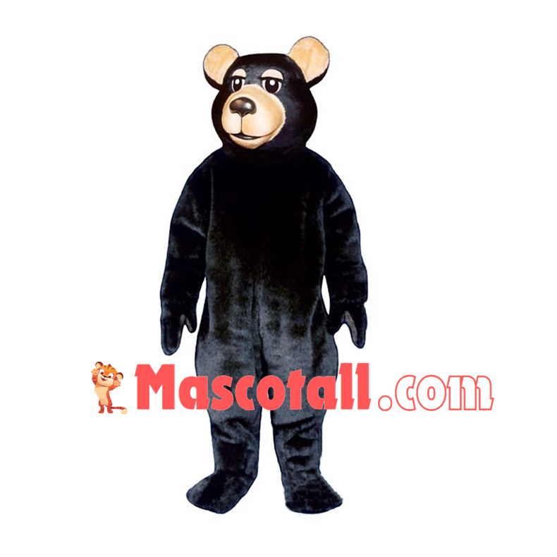 Adult Black Bear Mascot Costume 