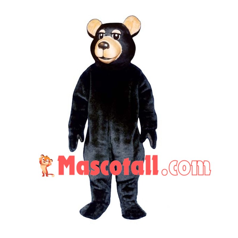 Adult Black Bear Mascot Costume 