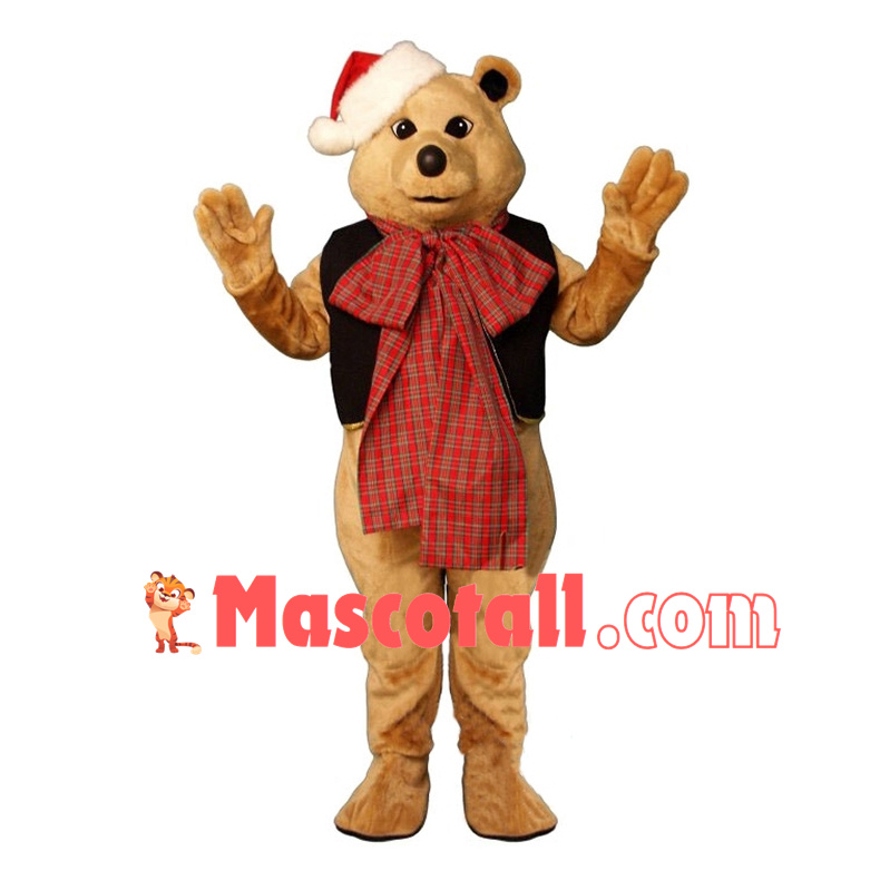 Christmas Bear Mascot Costume