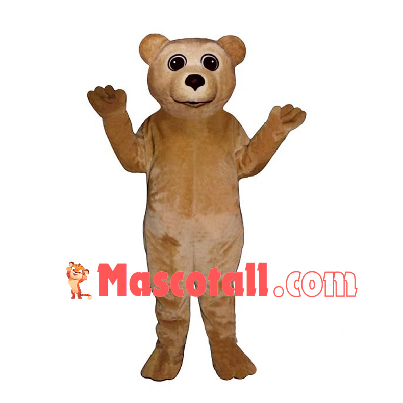 Beige Bear Mascot Costume