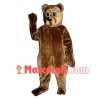 Friendly Brown Bear Mascot Costume