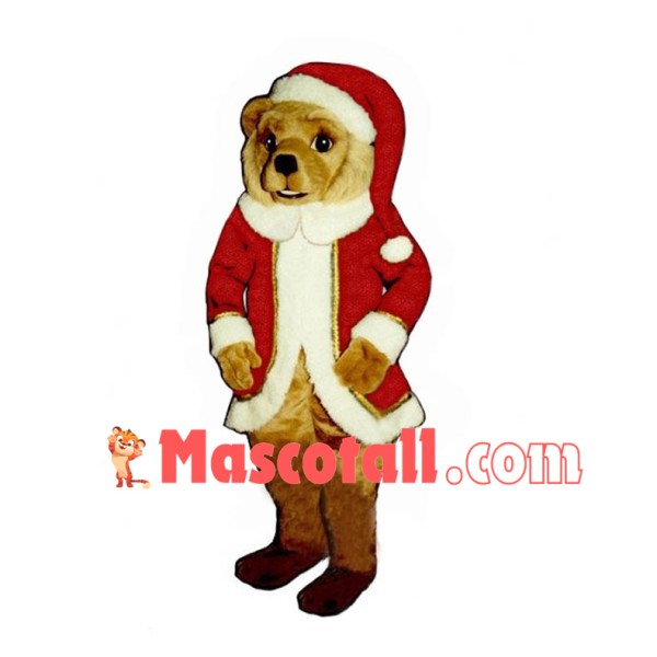 Christmas St. Bear Mascot Costume