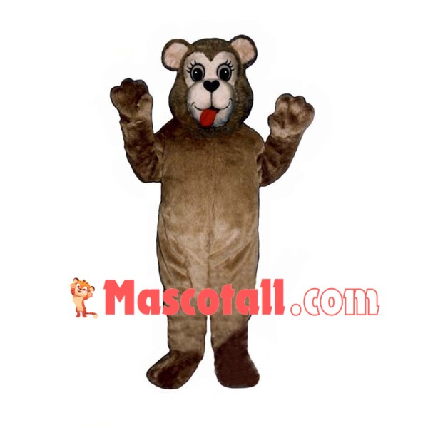 Lovely Brown Bear Mascot Costume