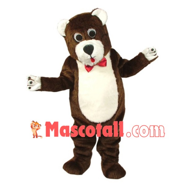 Lovely Gift Bear Mascot Costume