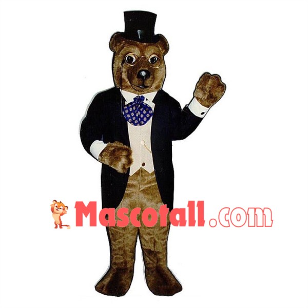 Gentleman Bear Mascot Costume