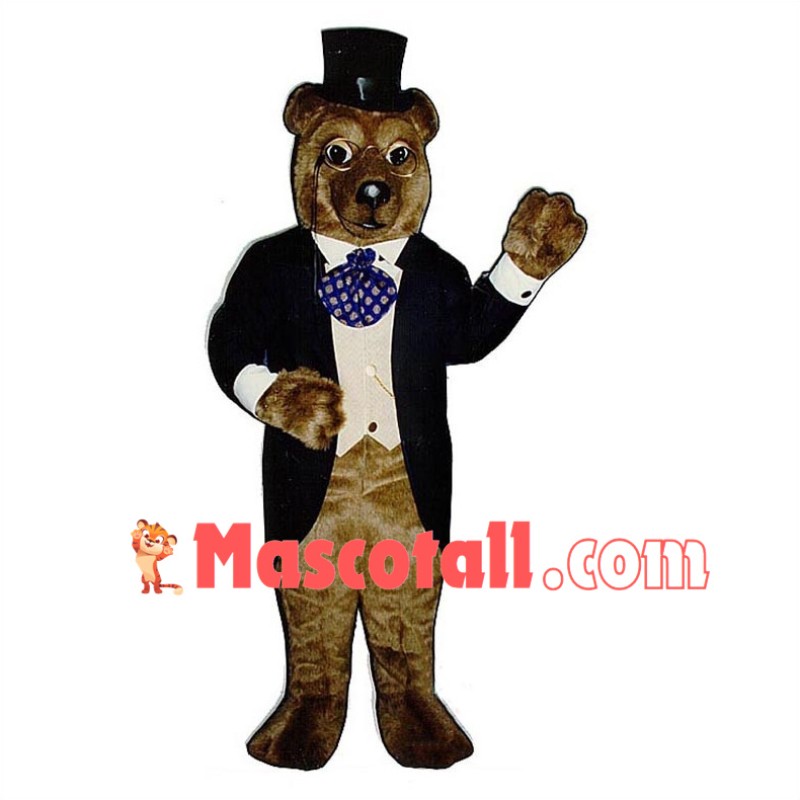 Gentleman Bear Mascot Costume