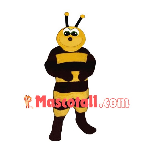 Smiling Bee Mascot Costume 