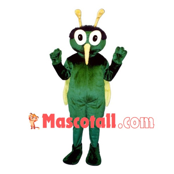 Green Mosquito Mascot Costume